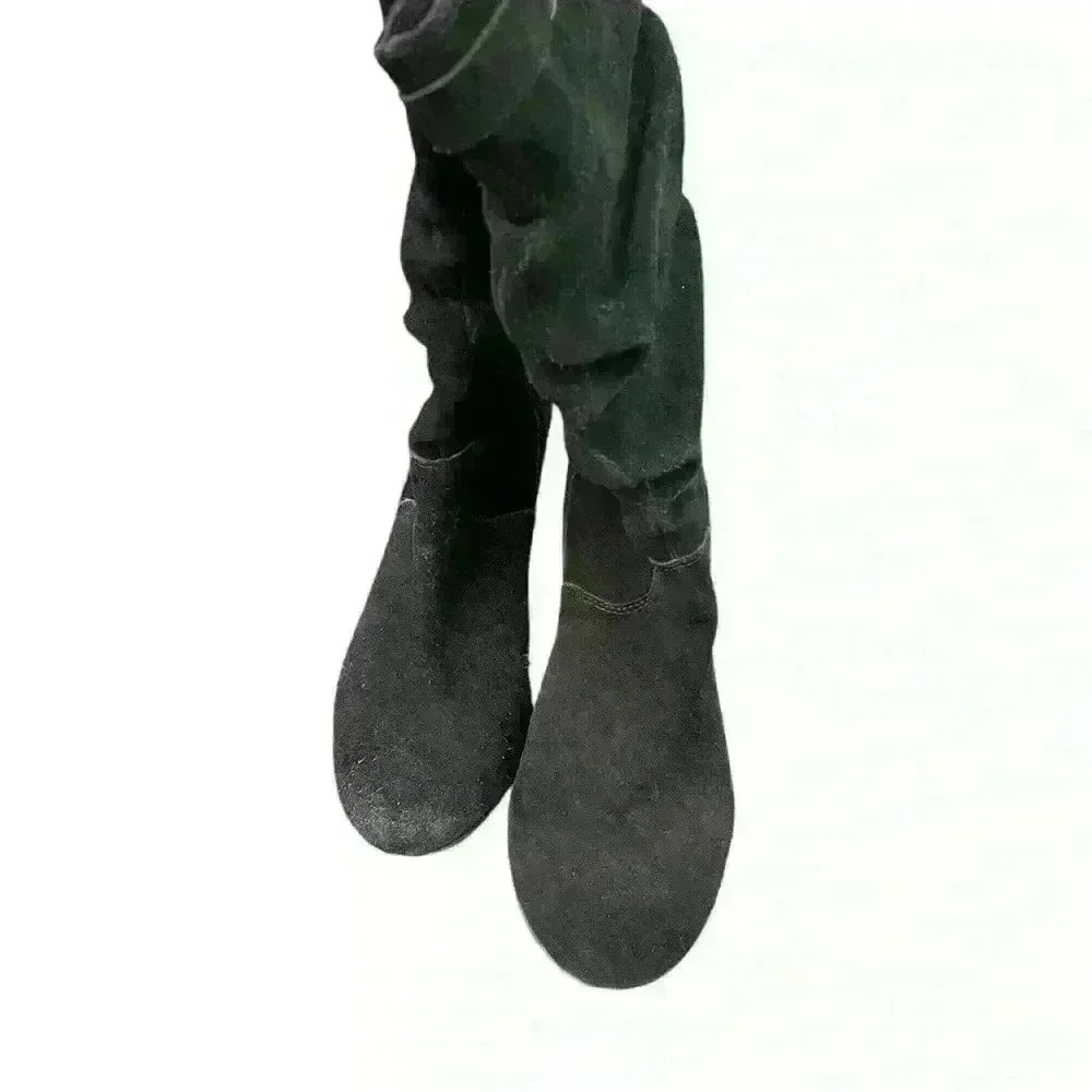 Gretta Giada 9.5 boots Black leather upper gorgeous